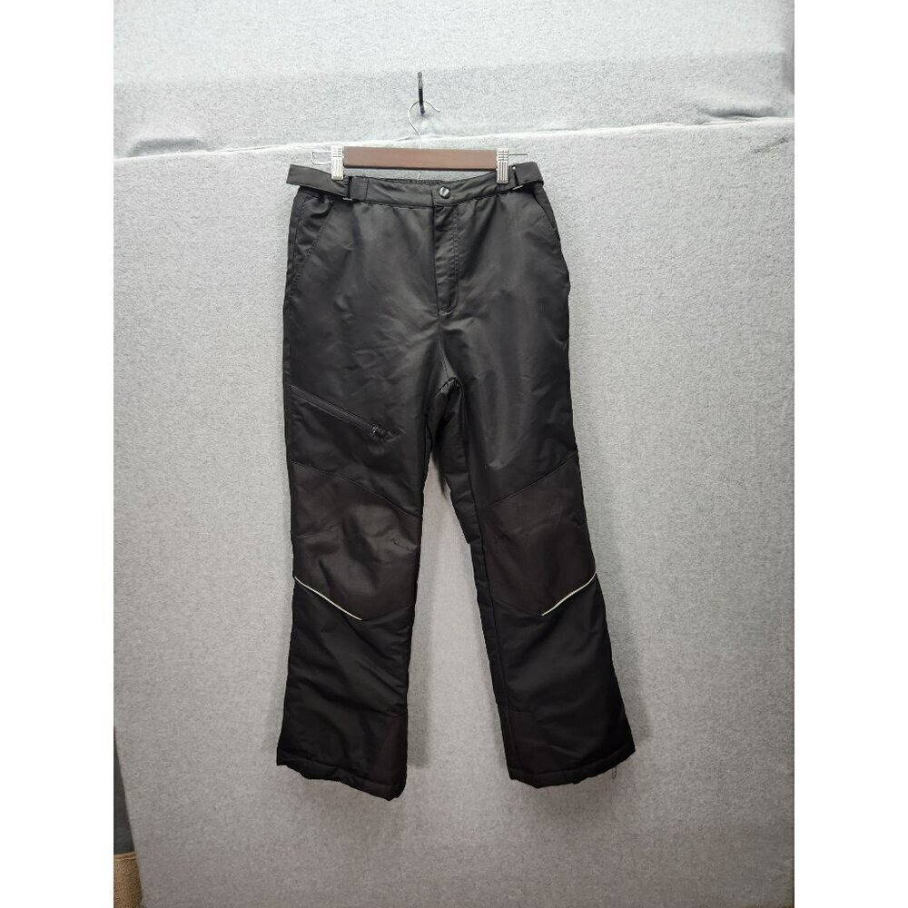SwissTech Black Snow Pants XL  14-16  Insulated Water-Resistant‎ Elastic Waist